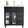 Laviva Nova 32, Espresso Cabinet & Ceramic Basin Counter 31321529-32E-CB